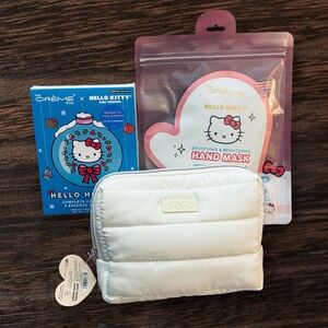 The Crème Shop x Hello Kitty Cosmetic Bag, Hand Masks & Face Masks